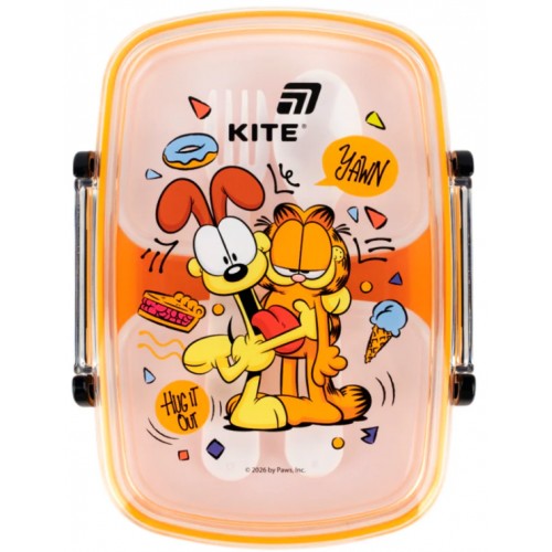 Ланч бокс пласт. "Kite" 750мл Garfield з наповненням №GF26-181
