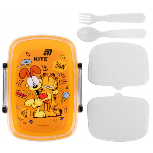 Ланч бокс пласт. "Kite" 750мл Garfield з наповненням №GF26-181