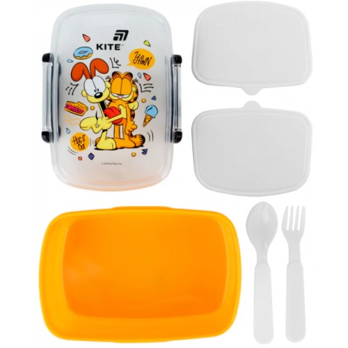 Ланч бокс пласт. "Kite" 750мл Garfield з наповненням №GF26-181