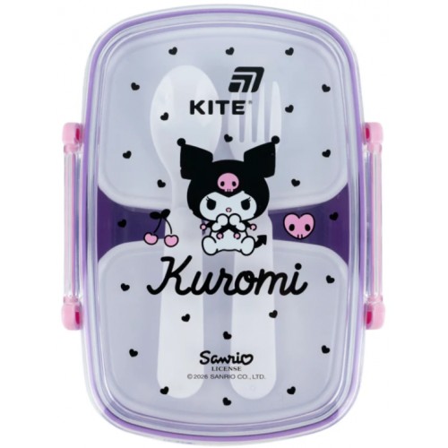 Ланч бокс пласт. "Kite" 750мл Kuromi з наповненням №HK26-181-2