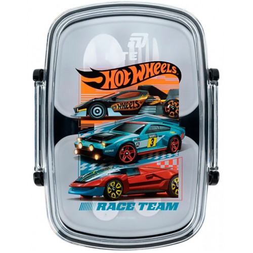 Ланч бокс пласт. "Kite" 750мл Hot Wheels з наповненням №HW26-181