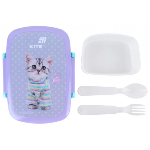 Ланч бокс пласт. "Kite" 750мл Studio Pets з наповненням №SP26-163