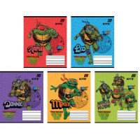 Зошит 12арк. лін. "Kite" гібрид лак+УФ лак Ninjia Turtles №NT26-234(25)(600)