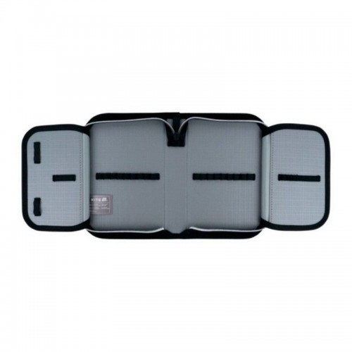 Пенал "Kite" Black&Silver 1від.,б/н,з 2 відворотами №K26-622-5