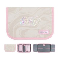 Пенал "Kite" Dazzling 1від.,б/н,з 2 відворотами №K26-622-1