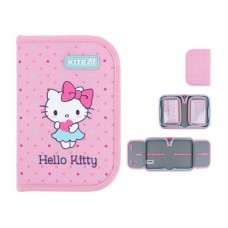 Пенал "Kite" Hello Kitty 1від.,б/н,з 2 відворотами №HK26-622