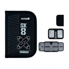 Пенал "Kite" Skate 1від.,б/н,з 2 відворотами №K26-622-4