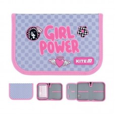 Пенал "Kite" Girl's Power 1від.,б/н,з 1 відворотом №K26-621-5