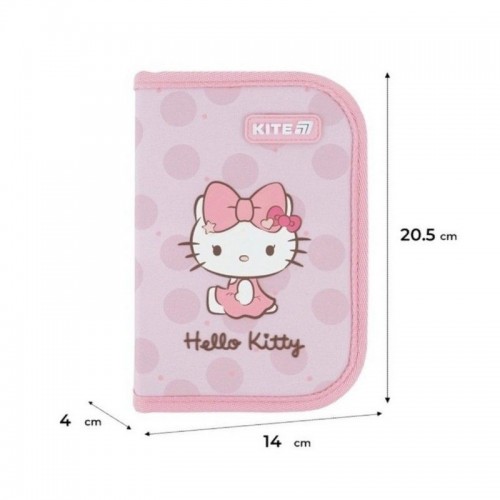 Пенал "Kite" Hello Kitty 1від.,б/н,з 1 відворотом №HK26-621-1