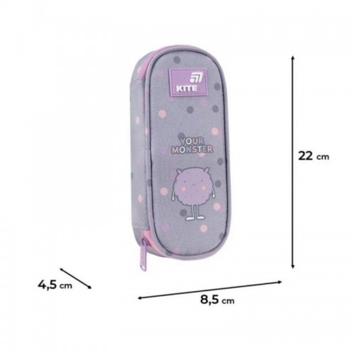 Пенал "Kite" Cute Monster 1від.,м'який №K26-599-17