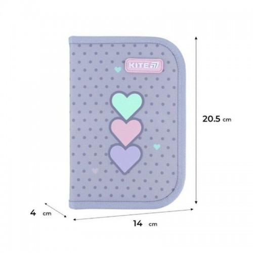 Пенал "Kite" Lovely 1від.,б/н №K26-621-3