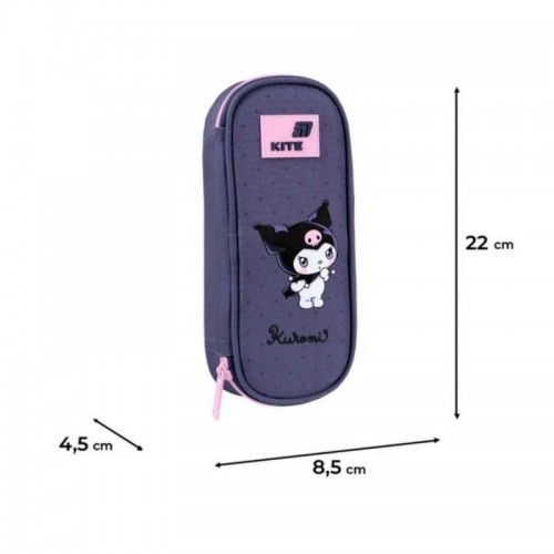 Пенал "Kite" Kuromi 1від.,м'який №HK26-599-3