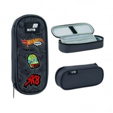 Пенал "Kite" Hot Wheels 1від.,м'який №HW26-599