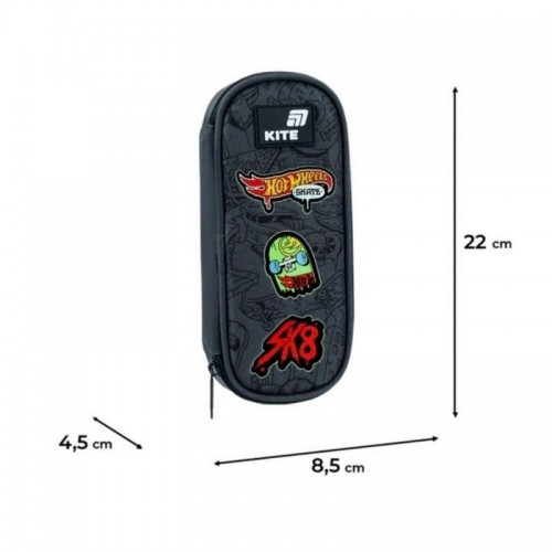 Пенал "Kite" Hot Wheels 1від.,м'який №HW26-599