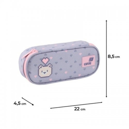 Пенал "Kite" Pixel Love 1від.,м'який №K26-599-3