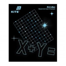 Зошит 48арк. кліт. "Kite" Предметка-Алгебра софт тач+УФ,Lumen №K26-240-3(10)(200)