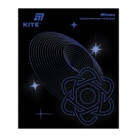 Зошит 48арк. кліт. "Kite" Предметка- Фізика софт тач+УФ,Lumen №K26-240-2(10)(200)