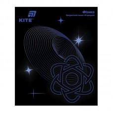 Зошит 48арк. кліт. "Kite" Предметка- Фізика софт тач+УФ,Lumen №K26-240-2(10)(200)