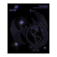 Зошит 48арк. кліт. "Kite" Предметка-Географія софт тач+УФ,Lumen №K26-240-5(10)(200)