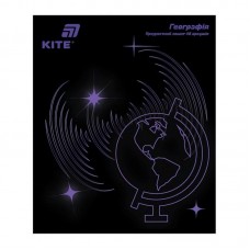 Зошит 48арк. кліт. "Kite" Предметка-Географія софт тач+УФ,Lumen №K26-240-5(10)(200)