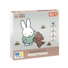 Пластилін "Yes" Miffy 12 кольор. 240гр №540719