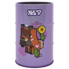 Стакан-підставка метал. "Yes" №470458 "Minecraft.Spring" бочка