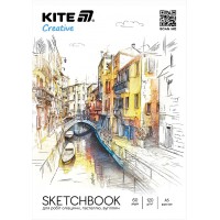 Скетчбук для робіт олівцями 30/120 А5 №K-1277/Kite/