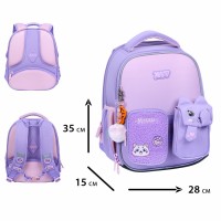 Рюкзак каркасний "Yes" H-100S Little Kitty 2від.,2карм. №550212