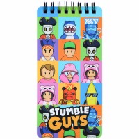 Блокнот пруж. подв. 80х160мм 60арк. кліт. "Stumble Guys Heroes" №152210/Yes/(30)
