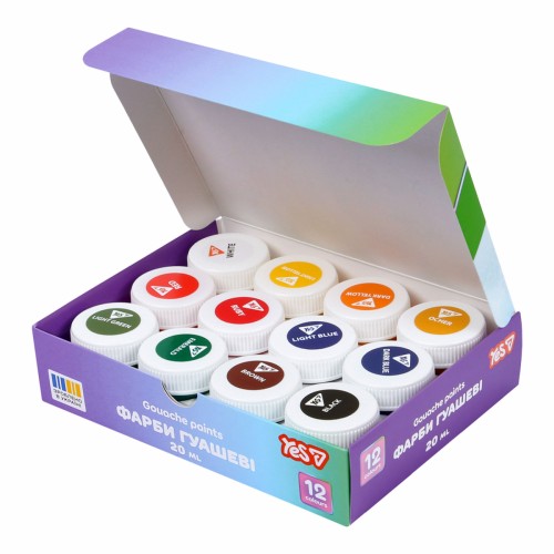 Гуаш "Yes" Gabby Dollhouse 12кольор. 20мл №230442(12)(24)