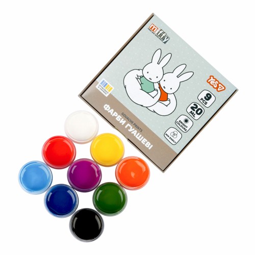 Гуаш "Yes" Miffy 9кольор. 20мл №230445(12)(24)