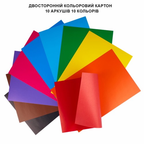 Картон кольор. А4 двостор.10арк. Miffy №955492/Yes/