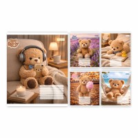 Зошит 24арк. кліт. 1В Bear stories №768974(20)(320)