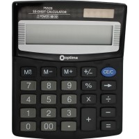  Калькулятор Optima 10-розрядний 125х100х27мм (1) (20) №O75526