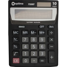 Калькулятор "Optima" №O75507 (10-розряд.) 137х103х32мм(40)