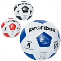 М'яч футбольний 360г, розмір 4,гума, 3кольор. №VA 0018-1(30)