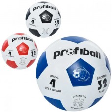 М'яч футбольний 360г, розмір 4,гума, 3кольор. №VA 0018-1(30)