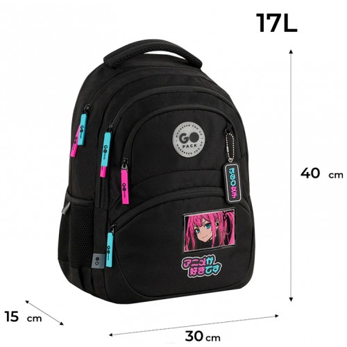 Рюкзак "GoPack" Education Anime girl 2від.3карм. №GO26-175M-2