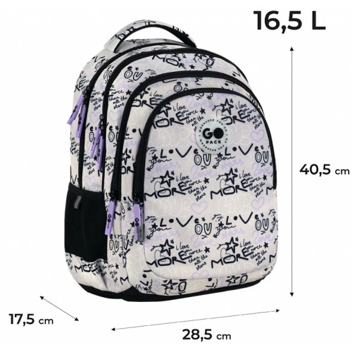 Рюкзак "GoPack" Teens 4від.,2карм. №GO26-162M-1