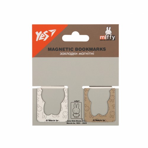 Закладка магніт. "Yes" №708398 Miffy 2шт,висікання(10)(50)