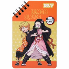Блокнот пруж. подв. 95х145мм 60арк. лін. "Demon Slayer Bird" №152230/Yes/