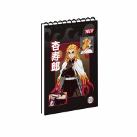 Блокнот пруж. А6 80арк. Demon Slayer №152328/Yes/