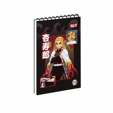 Блокнот пруж. А6 80арк. Demon Slayer №152328/Yes/