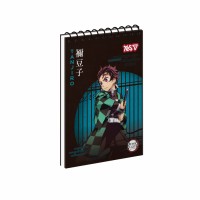 Блокнот пруж. А7 80арк. Demon Slayer №152352/Yes/