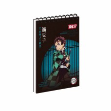 Блокнот пруж. А7 80арк. Demon Slayer №152352/Yes/