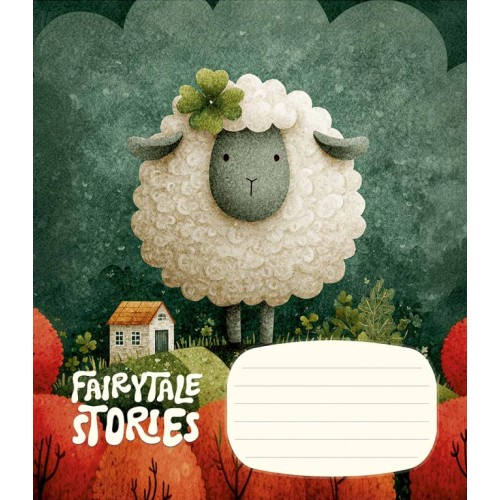 Зошит 12арк. кліт. Школярик "Fairytale Stories" ВД-лак №012-3755K(30)(300)