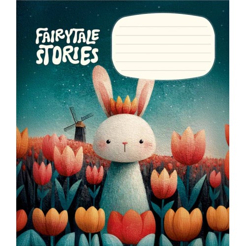 Зошит 12арк. кліт. Школярик "Fairytale Stories" ВД-лак №012-3755K(30)(300)