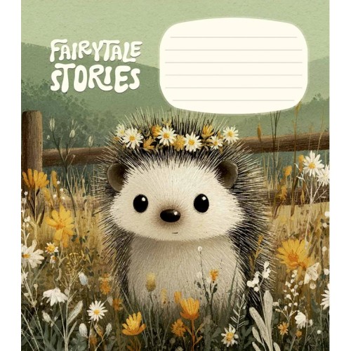 Зошит 12арк. кліт. Школярик "Fairytale Stories" ВД-лак №012-3755K(30)(300)