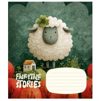 Зошит 12арк. кос.лін. Школярик "Fairytale Stories" ВД-лак №012-3755C(30)(300)
