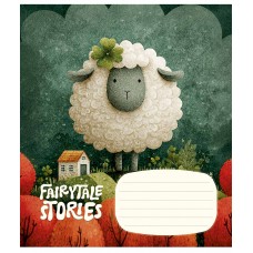 Зошит 12арк. кос.лін. Школярик "Fairytale Stories" ВД-лак №012-3755C(30)(300)